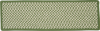 Colonial Mills Outdoor Houndstooth Tweed OT68 Leaf Green Area Rug main image