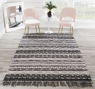 Momeni Otto OTT-2 Black Area Rug Main Image Feature