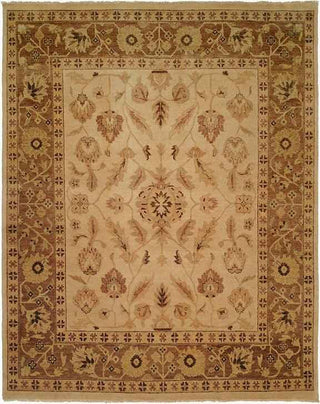 Kalaty Oushak OU-411 Ivory/Light Brown Area Rug main image