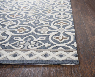 Rizzy Opulent OU574A Blue / Gray Area Rug 