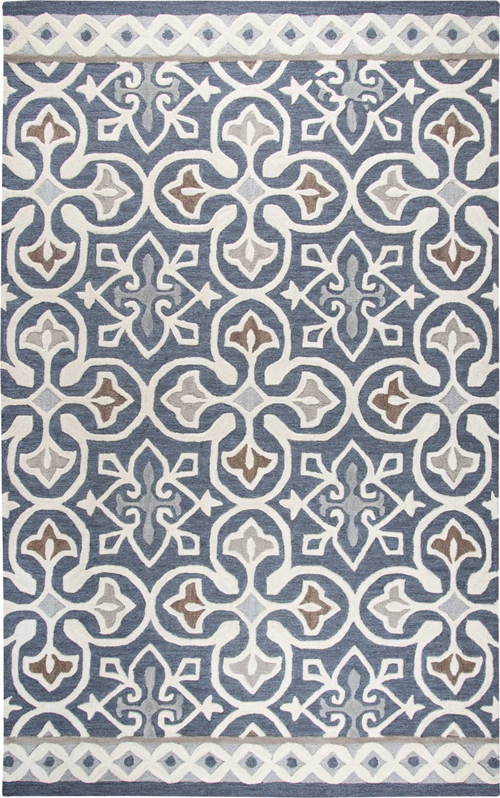 Rizzy Opulent OU574A Blue / Gray Area Rug main image