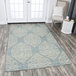 Rizzy Opulent OU814A Light Blue Area Rug  Feature