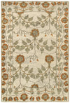 LR Resources Ousha 04422 Natural/Rust Area Rug 5'3'' X 7'5''