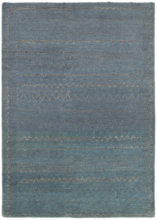 LR Resources Ousha 04423 Blue Area Rug 4' X 6'