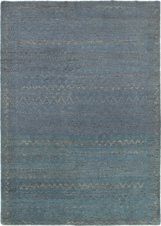 LR Resources Ousha 04423 Blue Area Rug Main Image