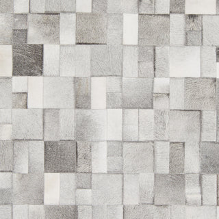 Surya Outback OUT-1011 Light Gray Animal Hide Area Rug Sample Swatch