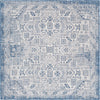 Unique Loom Outdoor Aztec T-KZOD16 Blue Area Rug Square Top-down Image