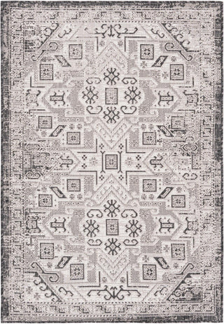 Unique Loom Outdoor Aztec T-KZOD16 Charcoal Gray Area Rug main image