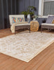 Unique Loom Outdoor Aztec T-KZOD16 Natural Area Rug Rectangle Lifestyle Image