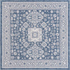 Unique Loom Outdoor Aztec T-KZOD17 Blue Area Rug Square Top-down Image