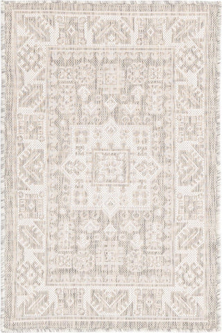 Unique Loom Outdoor Aztec T-KZOD17 Light Gray Area Rug main image