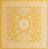 Unique Loom Outdoor Aztec T-KZOD17 Yellow Area Rug Square Top-down Image