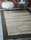 Unique Loom Outdoor Border T-AHENK-LAGOS-F872A Beige Area Rug Rectangle Lifestyle Image Feature