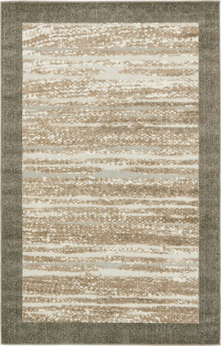 Unique Loom Outdoor Border T-AHENK-LAGOS-F872A Brown Area Rug main image