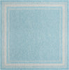 Unique Loom Outdoor Border T-KOZA-20597B Aquamarine Area Rug Square Lifestyle Image
