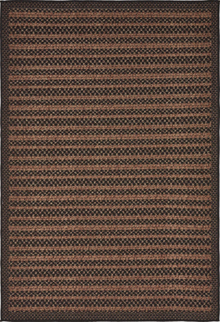 Unique Loom Outdoor Border T-KOZA-K3011A Brown Area Rug main image