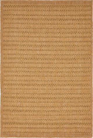 Unique Loom Outdoor Border T-KOZA-K3011A Light Brown Area Rug main image