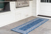 Unique Loom Outdoor Border T-KZOD1 Blue Area Rug Runner Lifestyle Image