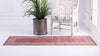 Unique Loom Outdoor Border T-KZOD1 Rust Red Area Rug Runner Lifestyle Image
