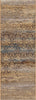Unique Loom Outdoor Botanical OWE-EDEN-190 Beige Area Rug Runner Top-down Image