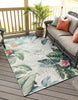 Unique Loom Outdoor Botanical OWE-EDEN-59 Multi Area Rug Rectangle Lifestyle Image Feature