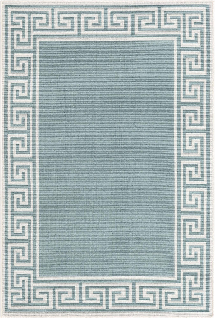 Unique Loom Outdoor Coastal OWE-CSTL10 Aqua Area Rug main image