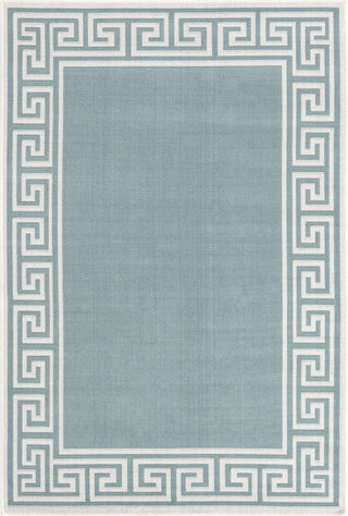 Unique Loom Outdoor Coastal OWE-CSTL10 Aqua Area Rug main image