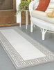 Unique Loom Outdoor Coastal OWE-CSTL10 Ivory Area Rug Runner Lifestyle Image