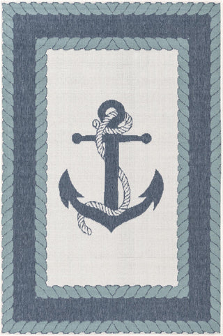 Unique Loom Outdoor Coastal OWE-CSTL5 Navy Blue Area Rug main image