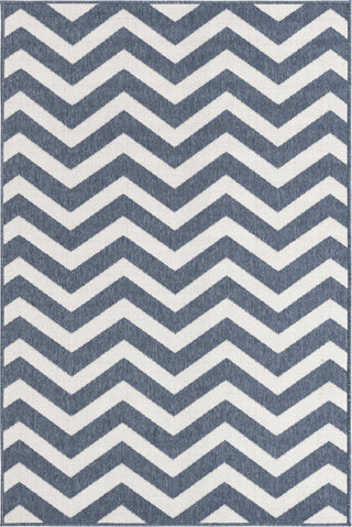 Unique Loom Outdoor Coastal OWE-CSTL7 Navy Blue Area Rug main image