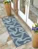 Unique Loom Outdoor Coastal OWE-CSTL9 Navy Blue Area Rug Runner Lifestyle Image