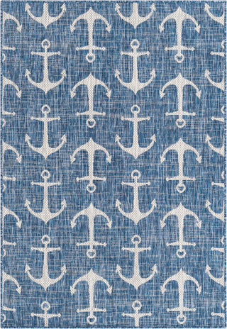 Unique Loom Outdoor Coastal T-KZOD20 Blue Area Rug main image