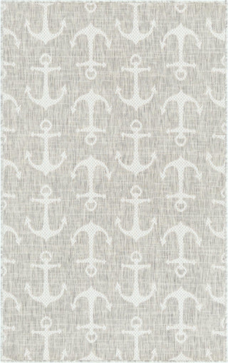 Unique Loom Outdoor Coastal T-KZOD20 Gray Area Rug main image