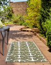 Unique Loom Outdoor Coastal T-KZOD20 Green Area Rug Runner Lifestyle Image
