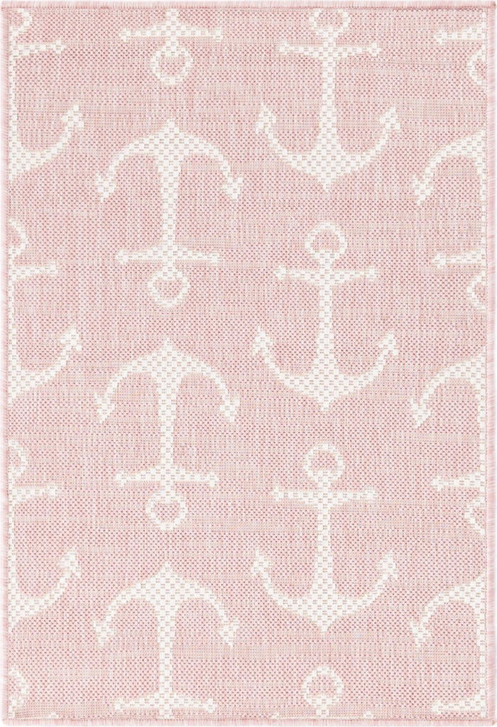 Unique Loom Outdoor Coastal T-KZOD20 Pink Area Rug main image
