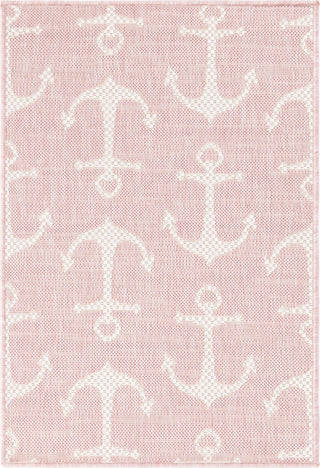 Unique Loom Outdoor Coastal T-KZOD20 Pink Area Rug main image