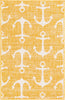 Unique Loom Outdoor Coastal T-KZOD20 Yellow Area Rug main image