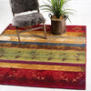 Unique Loom Outdoor Modern OWE-EDEN-120 Multi Area Rug Square Lifestyle Image
