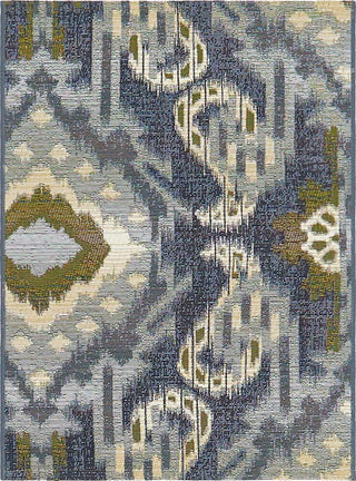 Unique Loom Outdoor Modern OWE-EDEN-20 Blue Area Rug Rectangle Lifestyle Image