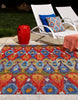 Unique Loom Outdoor Modern OWE-EDEN-229 Multi Area Rug Rectangle Lifestyle Image