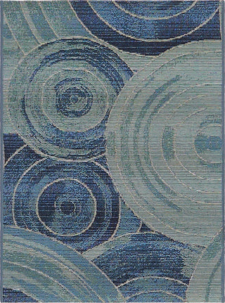 Unique Loom Outdoor Modern OWE-EDEN-320 Light Blue Area Rug main image