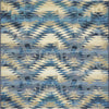 Unique Loom Outdoor Modern OWE-EDEN-4 Blue Area Rug Square Lifestyle Image