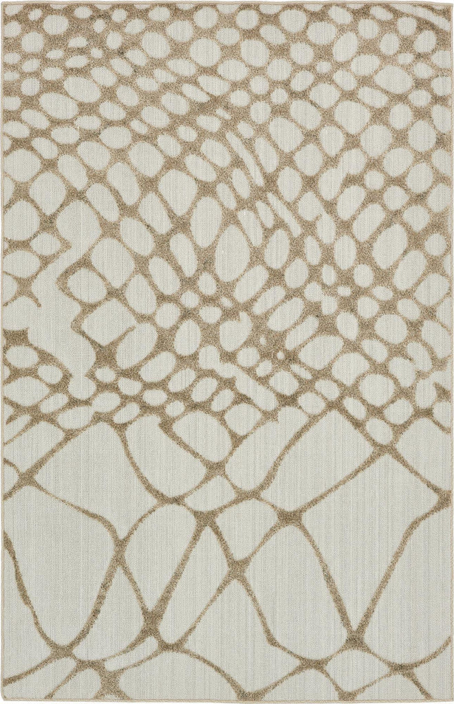 Unique Loom Outdoor Modern T-AHENK-LAGOS-F370B Cream Area Rug main image