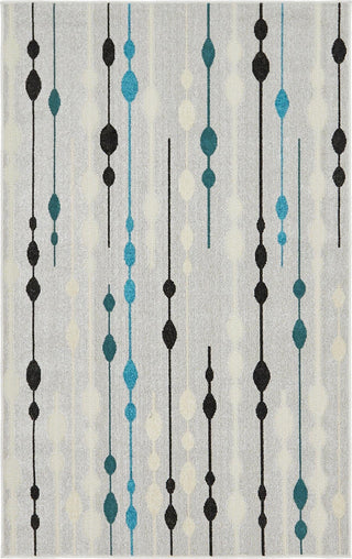 Unique Loom Outdoor Modern T-AHENK-LAGOS-F779A Gray Area Rug main image