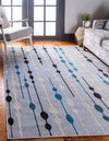 Unique Loom Outdoor Modern T-AHENK-LAGOS-F779A Gray Area Rug Rectangle Lifestyle Image Feature