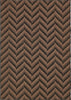 Unique Loom Outdoor Modern T-KOZA-K3014A Brown Area Rug main image