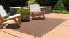 Unique Loom Outdoor Modern T-KOZA-K3030A Brown Area Rug Rectangle Lifestyle Image