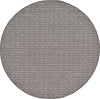 Unique Loom Outdoor Modern T-KOZA-K3030A Gray Area Rug Round Top-down Image
