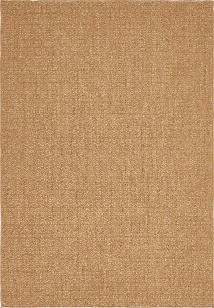 Unique Loom Outdoor Modern T-KOZA-K3030A Light Brown Area Rug main image