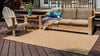Unique Loom Outdoor Modern T-KOZA-K3030A Light Brown Area Rug Rectangle Lifestyle Image